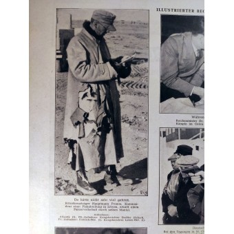 LIllustrierter Beobachter, 4 vol., Gennaio 1942 Una madre ha visto suo figlio sulla cinegiornali. Espenlaub militaria