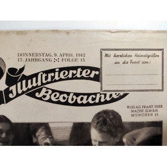 Illustrierter Beobachter, 15 изд., апрель 1942. Espenlaub militaria