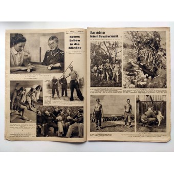 Il Kölnische Illustrierte Zeitung, vol 34 °., Agosto 1942 Breve pausa a caccia del serbatoio. Espenlaub militaria