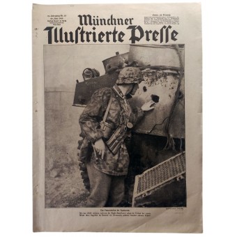 El Münchner Illustrierte Presse, 26 vol., Junio ​​de 1944. Espenlaub militaria
