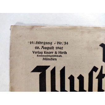 Le Münchner Illustrierte Presse, 34e vol., Août 1942 Prêt pour la défense. Espenlaub militaria