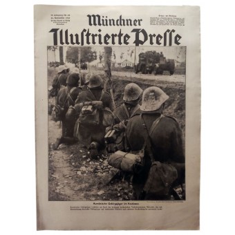Il Münchner Illustrierte Presse, vol 48 °., Novembre 1942 truppe di montagna romene nel Caucaso. Espenlaub militaria