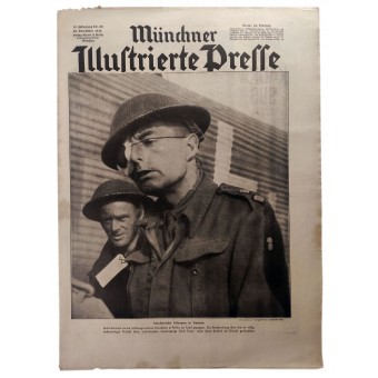 Los Münchner Illustrierte Presse # 52 diciembre 1942 prisioneros estadounidenses en Túnez. Espenlaub militaria