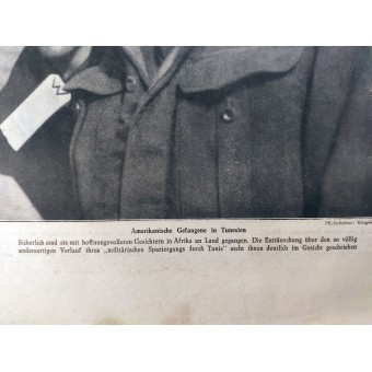 Les Münchner Illustrierte Presse # 52 décembre 1942 prisonniers américains en Tunisie. Espenlaub militaria