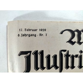 Le Münchner Illustrierte Presse, 7 vol., Février 1929. Espenlaub militaria
