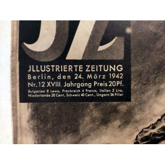 La Neue Illustrierte Zeitung №12 de marzo de 1942 el camino a la liberación de Asia Oriental. Espenlaub militaria