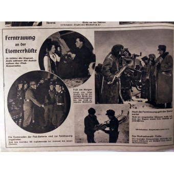 Neue kuvitus Zeitung №12. maaliskuuta 1942 matkalla Itä -Aasian vapautumiseen. Espenlaub militaria