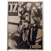 Neue Illustrierte Zeitung #26 kesäkuu 1944. Länteen! Tarkkailija keskustelee lentäjänsä kanssa kurssimuutoksesta...