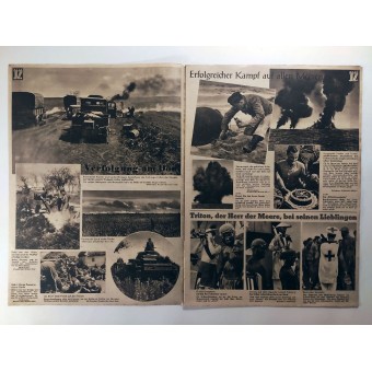 Neue Illustrierte Zeitung №30 juli 1942 Gränsstation - en halv timmes uppehåll! Framåt på Don. Espenlaub militaria