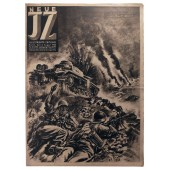 Neue Illustrierte Zeitung №31.8.1942 Saksan raskaat panssarivaunut mursivat bolshevikkien panssarivaunut