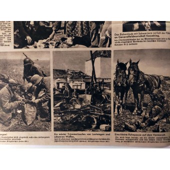 La Neue Illustrierte Zeitung №31 août 1942 chars lourds allemands de chars fracassé bolcheviques. Espenlaub militaria