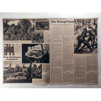 La Neue Illustrierte Zeitung, 34e vol., Août 1942 Blessé mais pas vaincu. Espenlaub militaria