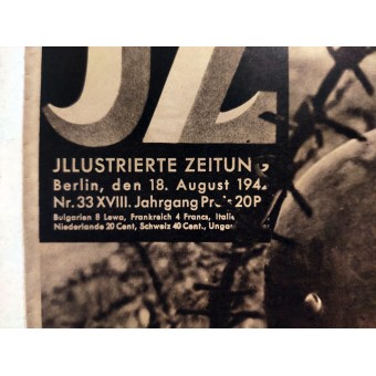 La Neue Illustrierte Zeitung, Nº 33. de agosto de 1942 Nuestra infantería es la mejor del mundo. Espenlaub militaria