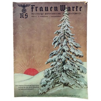 El NS Frauen Warte - 12 vol, Diciembre 1938 alemán de Navidad nacional 1938.. Espenlaub militaria