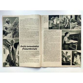 The NS Frauen Warte - 16th vol., February 1939 German womens work. Espenlaub militaria