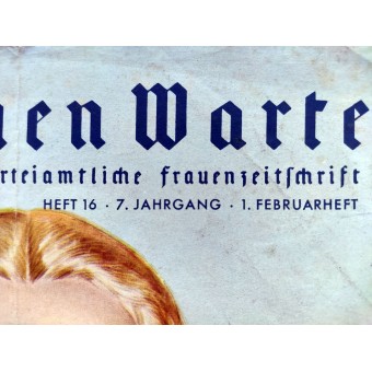 The NS Frauen Warte - 16th vol., February 1939 German womens work. Espenlaub militaria