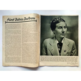 NS Frauen Warte - 16:e vol., februari 1939 Tyska kvinnors arbete. Espenlaub militaria