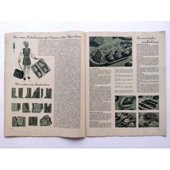 The NS Frauen Warte - 2nd vol., July 1938 German heartland Thuringia. Espenlaub militaria