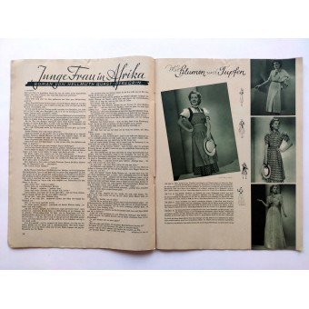 Le NS Frauen Warte - 2 vol, Juillet 1938 Heartland allemande Thuringe.. Espenlaub militaria