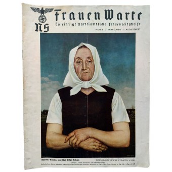 Le NS Frauen Warte -. 3 vol, Août 1938 Peinture par Adolf Wissel, Velbern. Espenlaub militaria