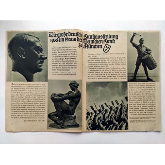 Il NS Frauen Warte -. 3 vol, agosto 1938 Dipinto da Adolf Wissel, Velbern. Espenlaub militaria
