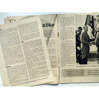 Die NS Frauen Warte - Nr. 6 September 1938 Beitritt zur Jugendgruppe der deutschen Frauenorganisation. Espenlaub militaria