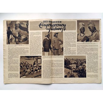 De NS Frauen Warte - Vol. 4, augustus 1939 De koloniën van Duitsland zijn Duitsland. Espenlaub militaria