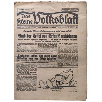 Das Kleine Volksblatt - 16 oktober 1941 - De BRRYANSK Pocket is verbroken. Espenlaub militaria