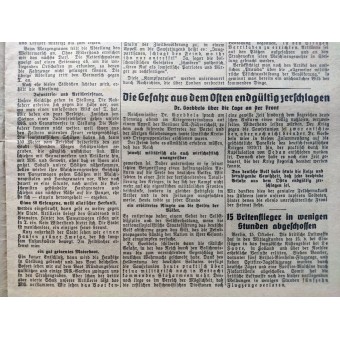 Das kleine Volksblatt - 16. Oktober 1941 - Die Brjansker Tasche zerschlagen. Espenlaub militaria