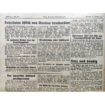 Das kleine Volksblatt - Den 17 oktober 1941 - Odessa intogs, den fjärde rumänska armén marscherade in i staden.. Espenlaub militaria
