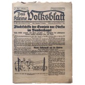 "Das kleine Volksblatt" - 18 октября 1941 г. - Советские корабли у берегов Одессы под градом бомб