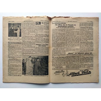 Das Kleine Volksblatt - 18. lokakuuta 1941 - Neuvostoliiton paeta laittaa Odessan pommeissa. Espenlaub militaria