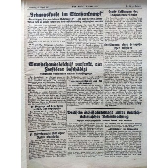 Das Kleine Volksblatt - 23 augustus 1941 - Twee maanden Oost-campagne. Espenlaub militaria