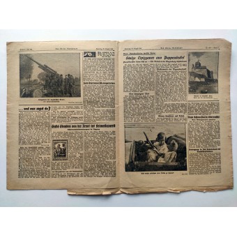 Das kleine Volksblatt - 23 Agosto 1941 - Due mesi di campagna orientale. Espenlaub militaria