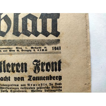 Das kleine Volksblatt - 2 Ottobre 1941 - 91,752 prigionieri sulla parte anteriore centrale. Espenlaub militaria