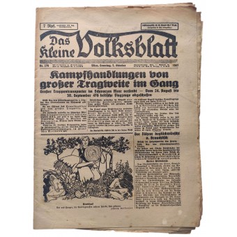 Das Kleine Volksblatt - 5 oktober 1941 - Grote troepentransport zakt in de Zwarte Zee. Espenlaub militaria