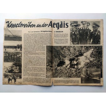 Der Adler - Vol. 10, 13 mei 1941 - Duitse vliegtuigen op Olympus, instorten in Griekenland. Espenlaub militaria