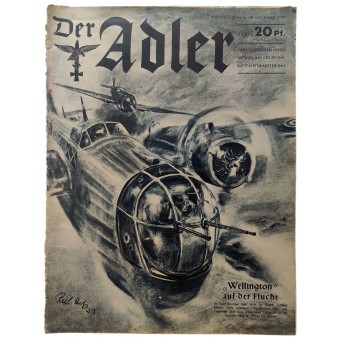 Der Adler - vol. 21, 28 de noviembre de, 1939 - Wellington en el vuelo. Espenlaub militaria