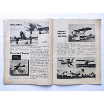Der Deutsche Sportflieger - vol. 1, enero de 1937 - Los motores de la XV. París Aerosalon. Espenlaub militaria