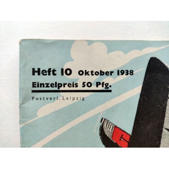 Der Deutsche Sportflieger - vol. 10, Octobre 1938 - Sous Le Führer Sudètes libère. Espenlaub militaria
