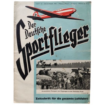Der Deutsche Sportflieger - Voi. 12, joulukuu 1941 - Luftwaffe valmistaa tien Krimiin. Espenlaub militaria