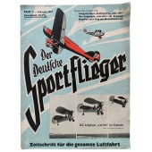 "Der Deutsche Sportflieger" - № 2, февраль 1937 г. - Ha 139, новый немецкий 16-тонный гидросамолет