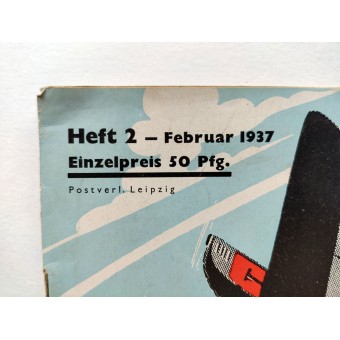 Der Deutsche Sportflieger - № 2, февраль 1937 г. - Ha 139, новый немецкий 16-тонный гидросамолет. Espenlaub militaria