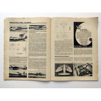 Der Deutsche Sportflieger - vol. 3, Mars 1937 - Le Salon de laviation américaine 1937. Espenlaub militaria