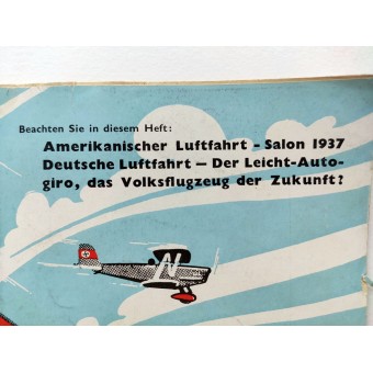 Der Deutsche Sportflieger - vol. 3, March 1937 - The 1937 American Aviation Salon. Espenlaub militaria