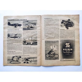 Der Deutsche Sportflieger - vol. 3, mars 1940 - Luftkrig mot England. Espenlaub militaria