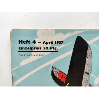 Der Deutsche Sportflieger - vol. 4, Avril 1937 - Luftwaffe jour commémoratif à Berlin le 16 Mars, 1937. Espenlaub militaria