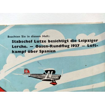 Der Deutsche Sportflieger - Voi. 4. huhtikuuta 1937 - Luftwaffe -muistopäivä Berliinissä 16. maaliskuuta 1937. Espenlaub militaria