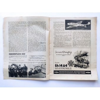 Der Deutsche Sportflieger - Heft 4, April 1937 - Luftwaffengedenktag in Berlin am 16. März 1937. Espenlaub militaria