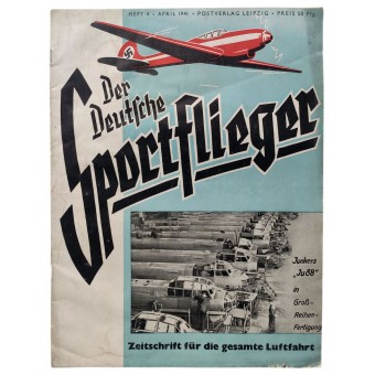 Der Deutsche Sportflieger - Vol. 4, april 1941 - Stuka Attack and Aerial Combat in de buurt van Agedabia. Espenlaub militaria